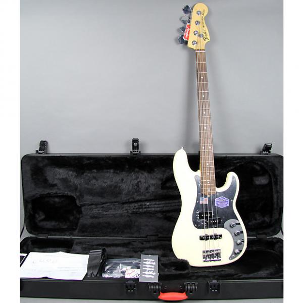 Custom Fender American Deluxe Precision Bass 2011 White #1 image