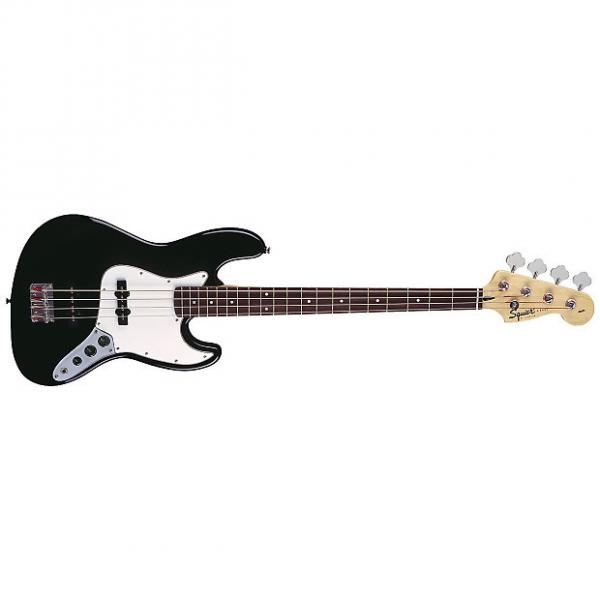 Custom Fender Squier Affinity Series J Bass Rosewood Fretboard Black #1 image
