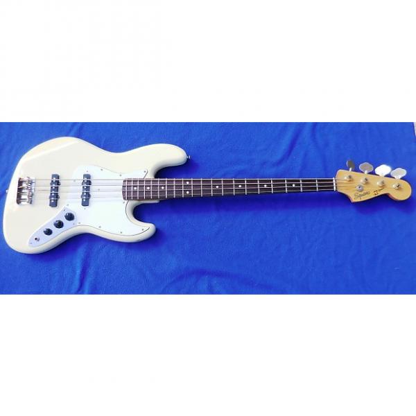 Custom Fender Squire Jazz Bass Japan White MIJ #1 image