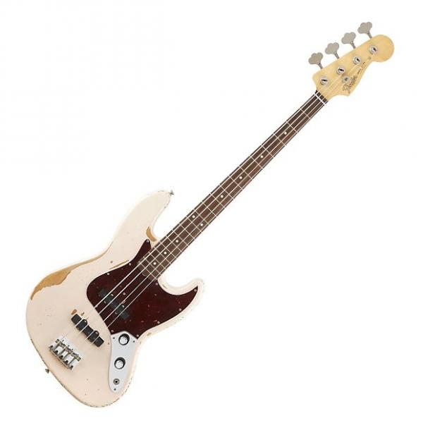 Custom Fender Flea Signature Jazz Bass 2016 Electric Bass Guitar Road Worn Shell Pink #1 image