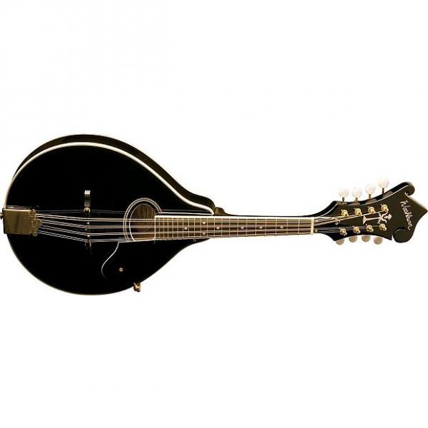 Custom Washburn M1SDLB A-Style Mandolin (Black) #1 image