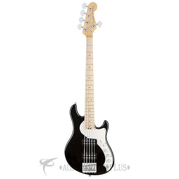 Custom Fender American Elite Dimension HH Maple Fingerboard Bass Guitar Black - 193002706 -  885978649846 #1 image