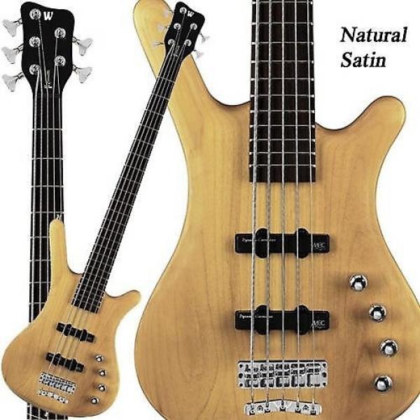 Custom Warwick RockBass Corvette Basic 5-String Bass (Natural Satin) #1 image