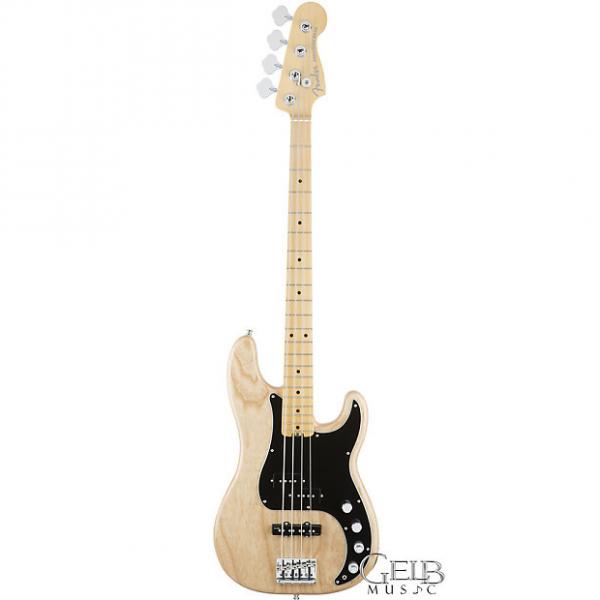 Custom Fender American Elite Ash, Precision Bass Guitar, Maple Fingerboard, Natural, W/Case - 0196902721 #1 image