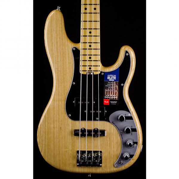 Custom Fender American Elite Precision Bass Ash with Maple Neck - Natural Finish #1 image