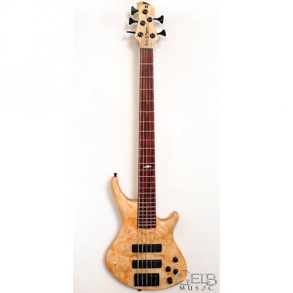 Custom Roscoe Custom 5 string Electric Bass, Boxelder Burl Top, Bartolini Pickup - FSR-6650 #1 image