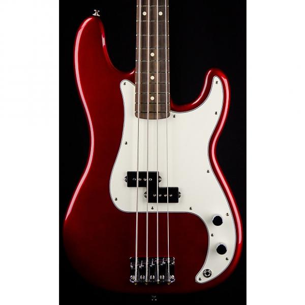 Custom Fender Standard Precision Bass, Rosewood Fingerboard, Candy Apple Red, 3-Ply Parchment Pickguard #1 image