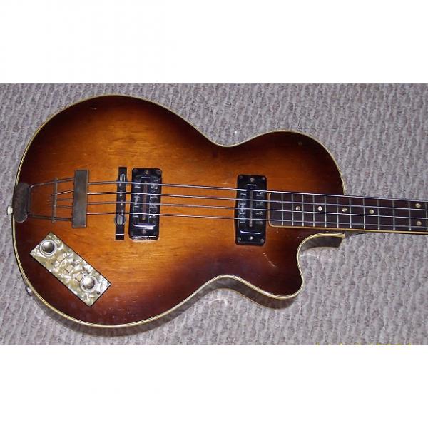 Custom Hofner  Club Bass 1966 Sunburst #1 image