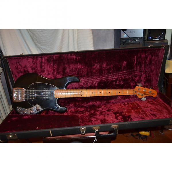 Custom musicman sabre bass guitar 1979 black #1 image