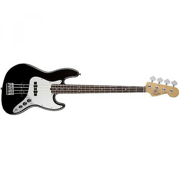 Custom Fender American Standard Jazz Bass (Black, Rosewood Fingerboard) Used #1 image