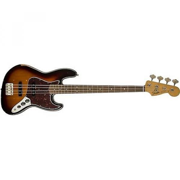 Custom Fender Road Worn '60s Jazz Bass (3-Tone Sunburst) Used #1 image