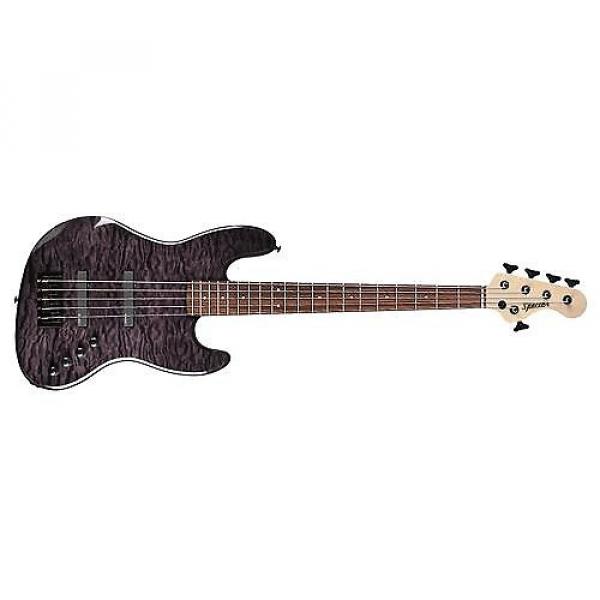 Custom Spector Coda5 Pro 5-String Electric Bass Guitar (Transparent Black Stain) Used #1 image