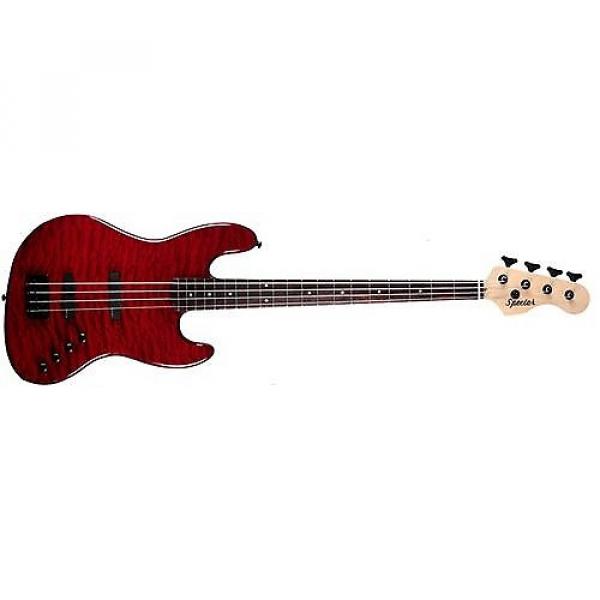 Custom Spector Coda4 Pro Electric Bass Guitar (Black Cherry Stain) Used #1 image