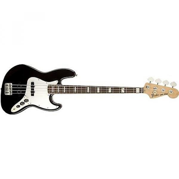 Custom Fender Classic Series 70's Jazz Bass (Black) Used #1 image