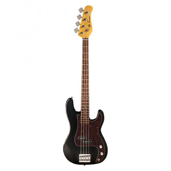 Custom Jay Turser JTB-400C Series Electric Bass Guitar, Black #1 image