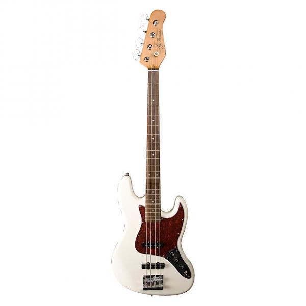 Custom Jay Turser JTB-402 Series Electric Bass Guitar, Ivory #1 image