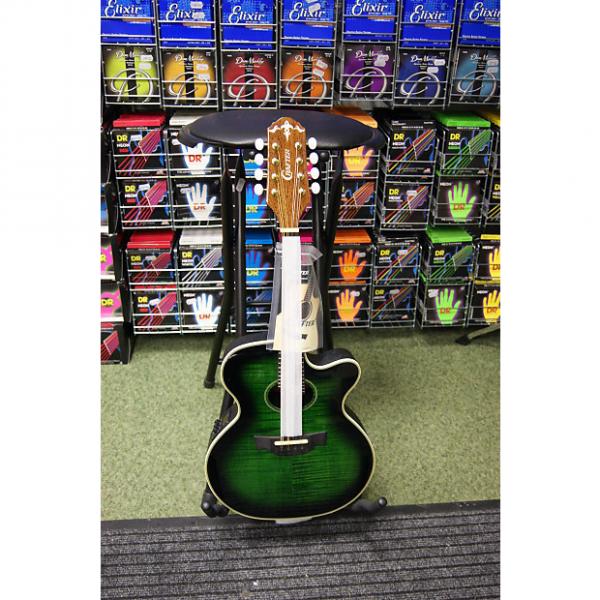 Custom Crafter M75E electro mandolin in greenburst finish - Made in Korea #1 image