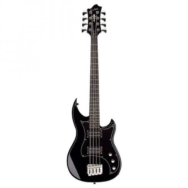 Custom Hagstrom HB-8, 8-String Electric Bass, Black #1 image