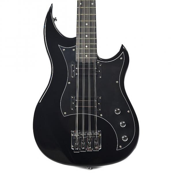 Custom Hagstrom HB8 Short Scale Bass Black Gloss #1 image