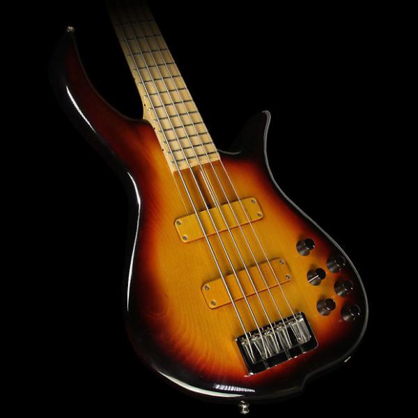 Custom Used F Bass BN5 5-String Electric Bass Sunburst #1 image