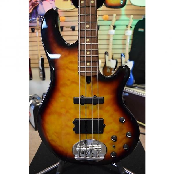 Custom Lakland Skyline 44-02 Deluxe Bass Guitar Sunburst w/case #1 image
