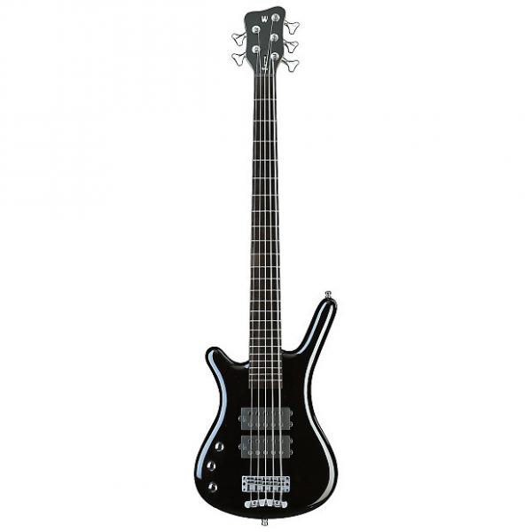 Custom Warwick RockBass Corvette $$ 5-String Bass, Nirvana Black Oil #1 image