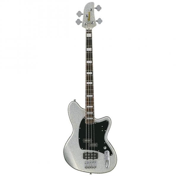 Custom Ibanez TMB310 4-String Silver Sparkle Electric Bass #1 image