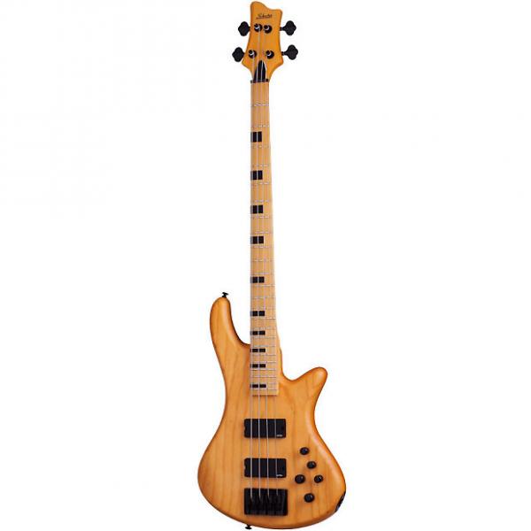 Custom Schecter Stiletto Session-4 Aged Natural Satin ANS Electric Bass Guitar B-Stock Session4 Session-IV #1 image