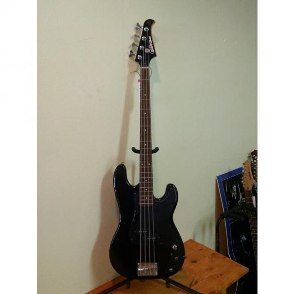 Custom Silvertone 4-String Bass Black/Matte Black #1 image