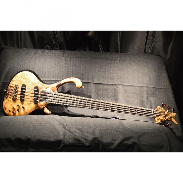 Custom Pre-Owned Ritter Roya 5-String Buck Eye Maple Active Boutique Electric Bass #1 image