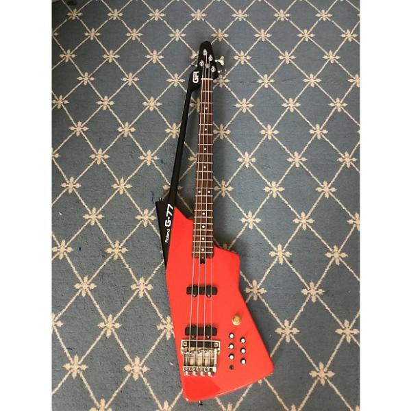 Custom Roland G-77 Bass with GR-77B Effects Controller Unit 1980's Red #1 image