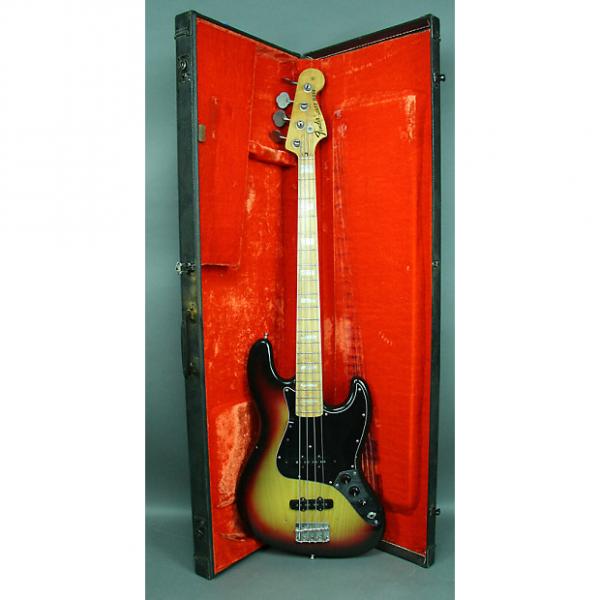 Custom Fender Vintage Jazz Bass 1975 Original Sunburst USA w/OHSC #1 image