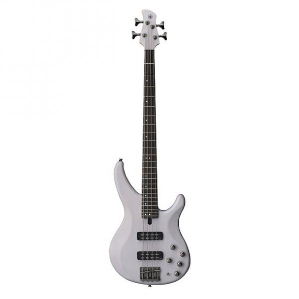 Custom Yamaha TRBX504 4 String Electric Bass Guitar Translucent White Finish #1 image