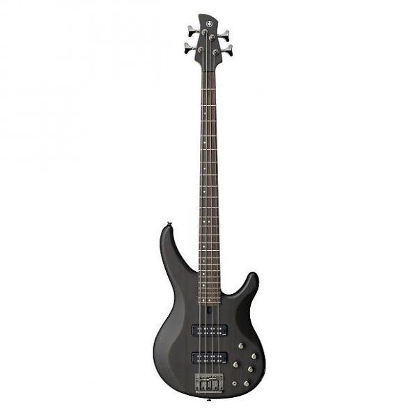 Custom Yamaha TRBX504 4 String Electric Bass Guitar Translucent Black Finish #1 image