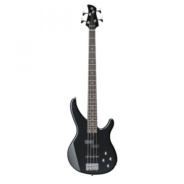 Custom Yamaha TRBX204 4 String Electric Bass Guitar Galaxy Black Finish #1 image