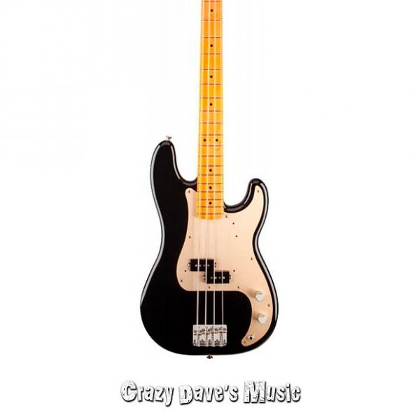 Custom Fender Classic Series '50s Precision Bass Maple Neck Black Lacquer #1 image