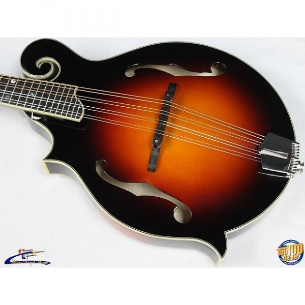 Custom Eastman MD615-SB Left-Handed F-Style Mandolin w/HSC Solid Woods Sunburst #37640 #1 image