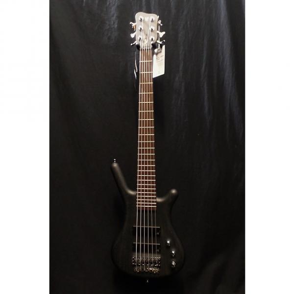 Custom Warwick GPS Pro Series Corvette 6 String Bass in Nirvana Black &amp; Gig Bag #8215 #1 image