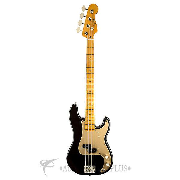 Custom Fender 50's Precision Bass Lacquer - Black - 0140064706 - 885978307760 #1 image