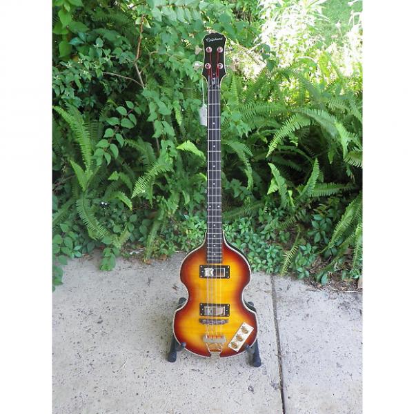 Custom Epiphone Electric Double Mini Humbucker Viola Bass #0708 Beatles Bass Seller Refurbished #1 image