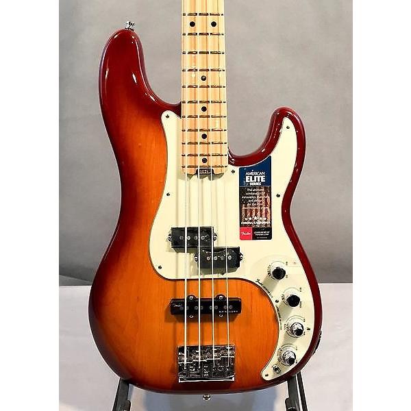 Custom Fender American Elite Ash Precision Electric Bass #1 image