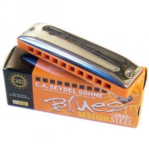 Custom Seydel Blues Session Steel Harmonica, Key of A Natural Minor. New, with Warranty! #1 image