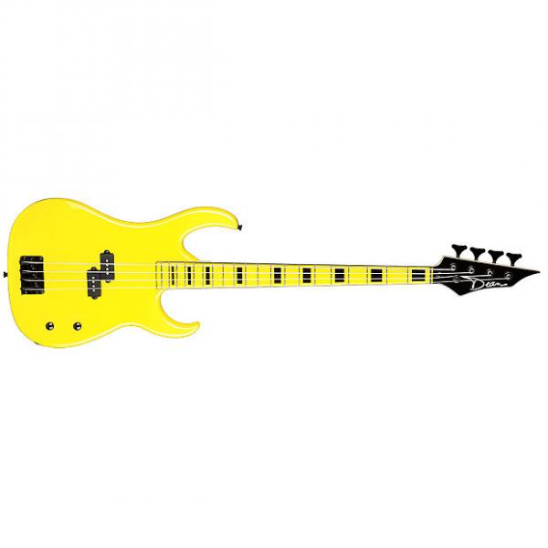 Custom Dean CZONE BASS YEL Custom Zone 4-String Beginner Electric Bass Guitar Yellow #1 image