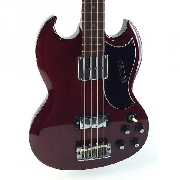 Custom Greco SG Bass, EB420, Cherry Red, 1974, Vintage 40yr #1 image