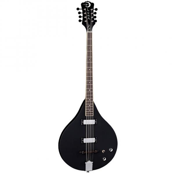 Custom Luna Guitars Moonbird Acoustic-Electric Bouzouki Satin Black #1 image