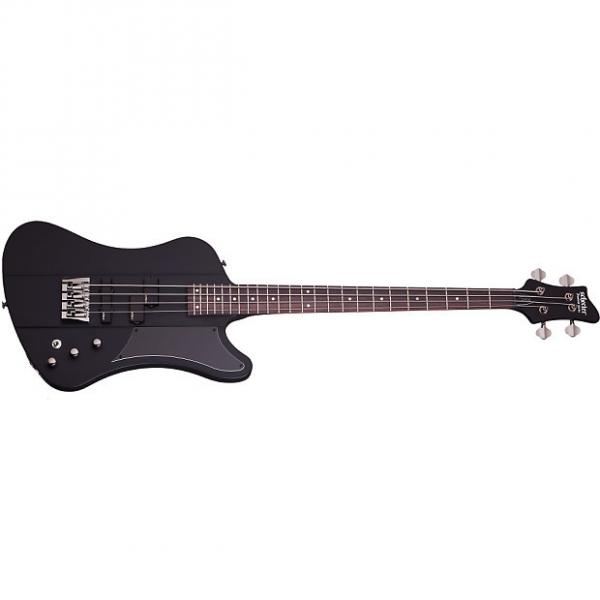 Custom Schecter 210 Nikki Sixx Signature Bass Black Satin - Open Box #1 image