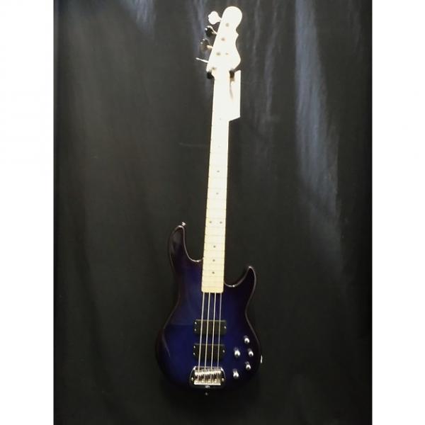 Custom G&amp;L USA M2000 Bass Guitar in Blue Burst &amp; Hardshell Case #1017 #1 image