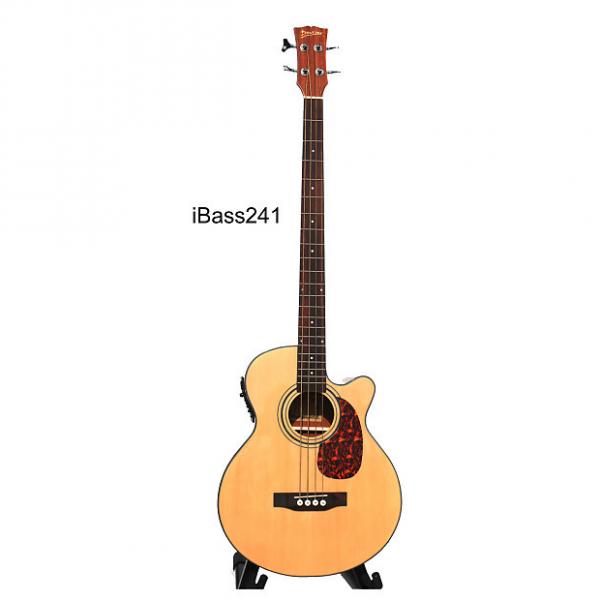 Custom Acoustic Bass Guitar 49 inch installed EQ iBass241 #1 image