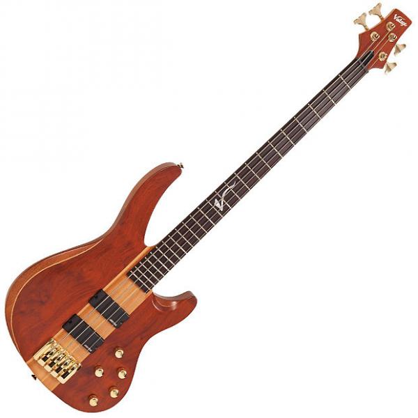 Custom Vintage Bubinga Series V10004 Active Bass Guitar #1 image