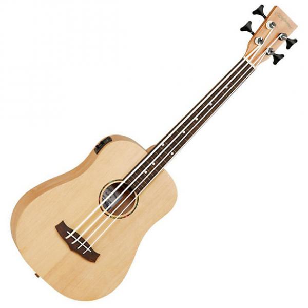 Custom Tanglewood TWRBE Fretless Travel Bass, Spruce Top, Mah B&amp;S with EQ #1 image